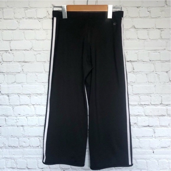 ADIDAS | CLIMA360 BLACK & WHITE 3 STRIPE PANTS - Picture 3 of 8